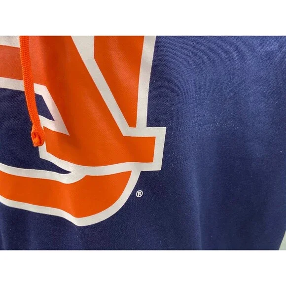 Auburn University Unisex Large Hoodie Champion Blue Orange Tigers - Picture 7 of 10